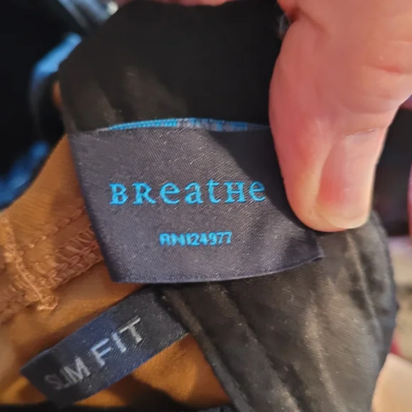 Prana mens slim fit atypical 5 pocket brown pants - 35 X 32.         L89 - Picture 8 of 9